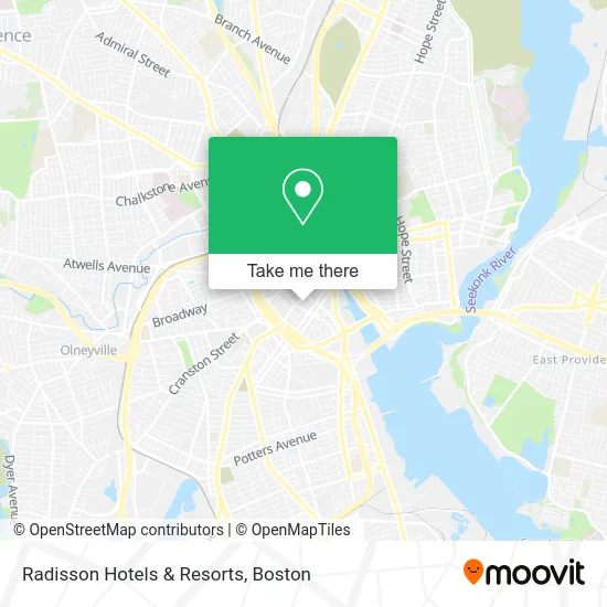 Radisson Hotels & Resorts map