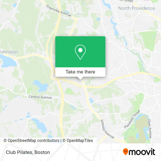 Club Pilates map