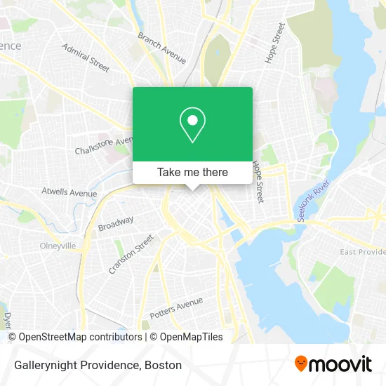 Gallerynight Providence map