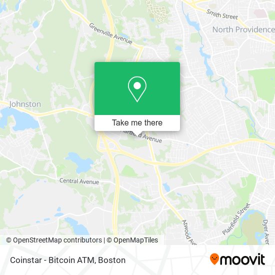 Mapa de Coinstar - Bitcoin ATM