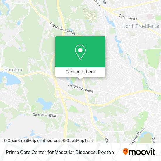 Prima Care Center for Vascular Diseases map