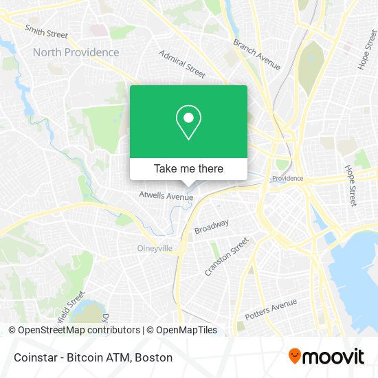 Mapa de Coinstar - Bitcoin ATM