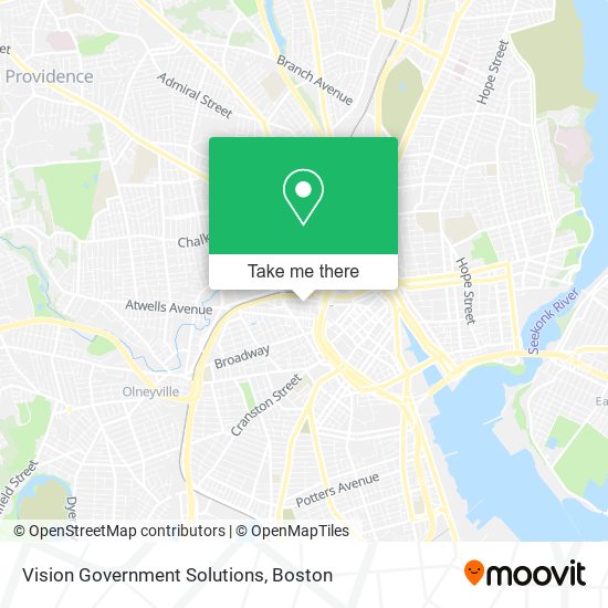 Vision Government Solutions map