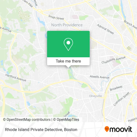 Rhode Island Private Detective map