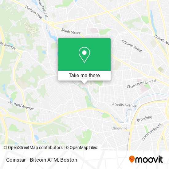 Mapa de Coinstar - Bitcoin ATM