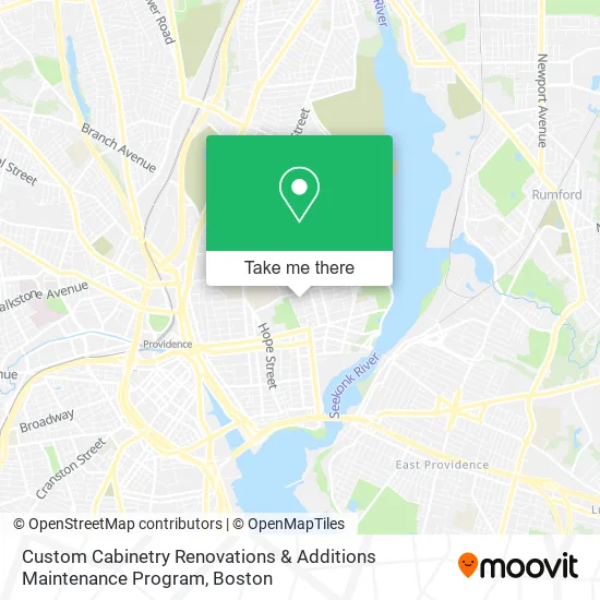 Mapa de Custom Cabinetry Renovations & Additions Maintenance Program