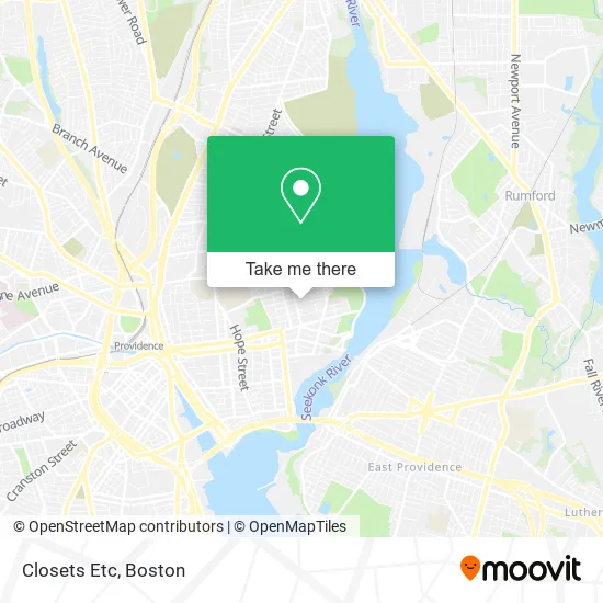 Mapa de Closets Etc