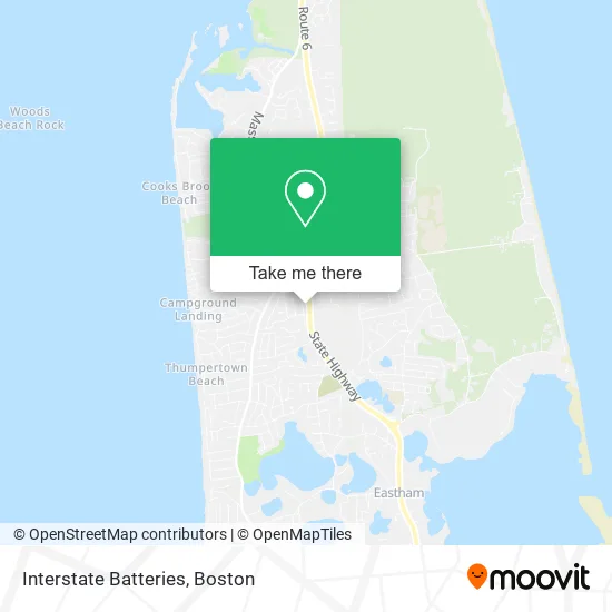 Interstate Batteries map