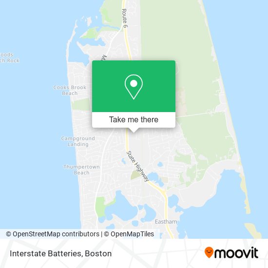 Interstate Batteries map