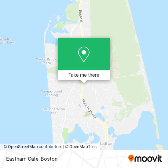 Eastham Cafe map