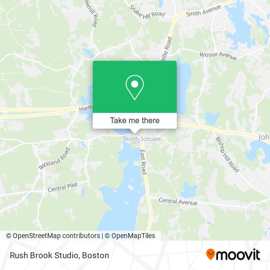 Rush Brook Studio map
