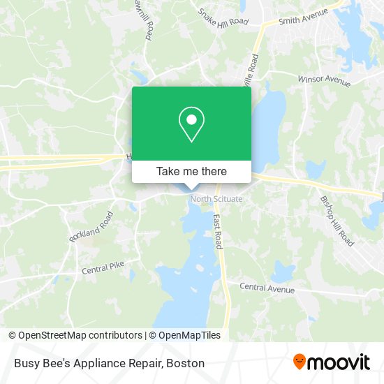 Busy Bee's Appliance Repair map