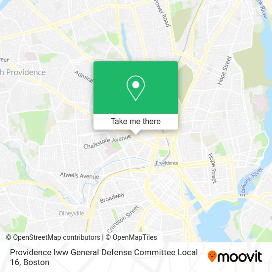 Providence Iww General Defense Committee Local 16 map