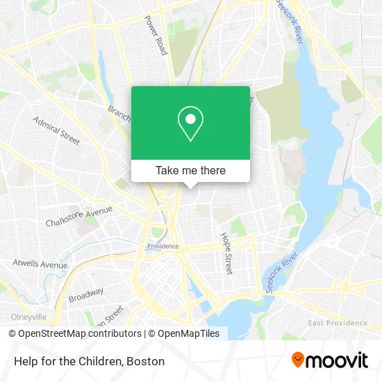 Help for the Children map