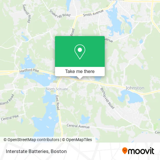 Interstate Batteries map