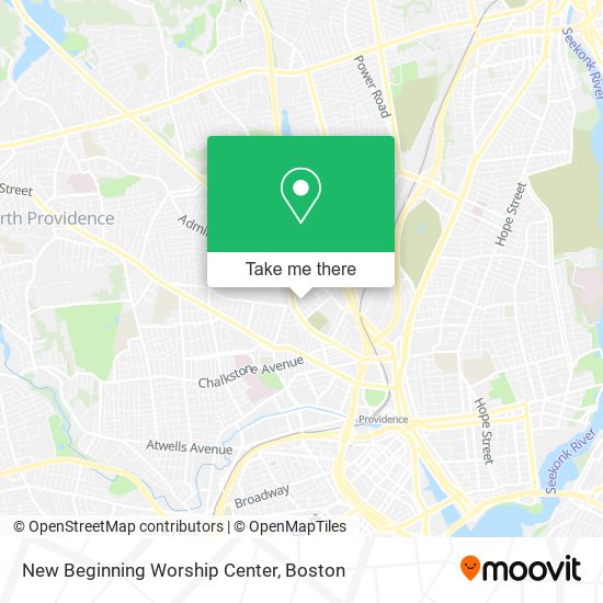 Mapa de New Beginning Worship Center