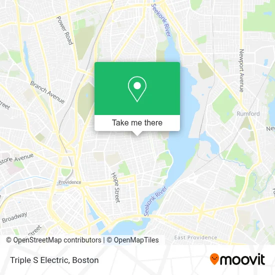 Triple S Electric map