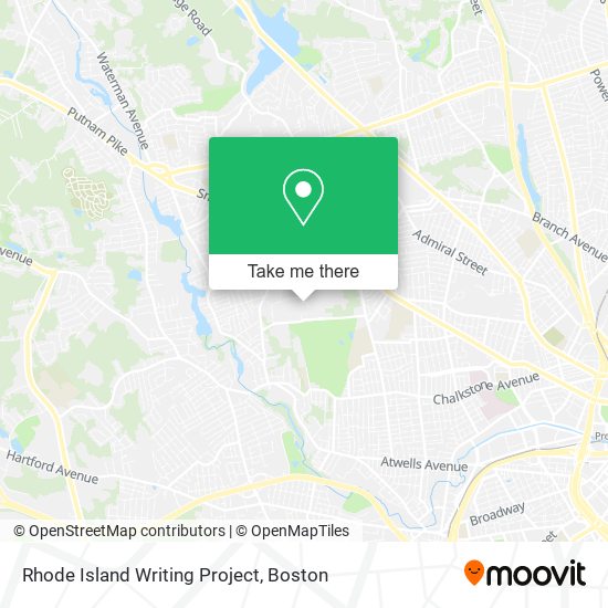 Rhode Island Writing Project map