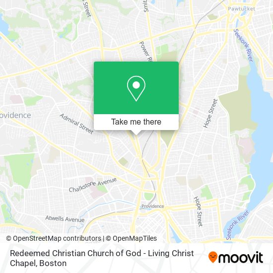 Mapa de Redeemed Christian Church of God - Living Christ Chapel