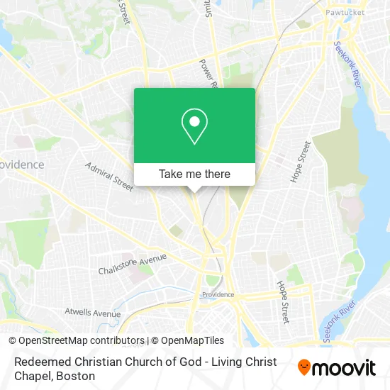 Mapa de Redeemed Christian Church of God - Living Christ Chapel