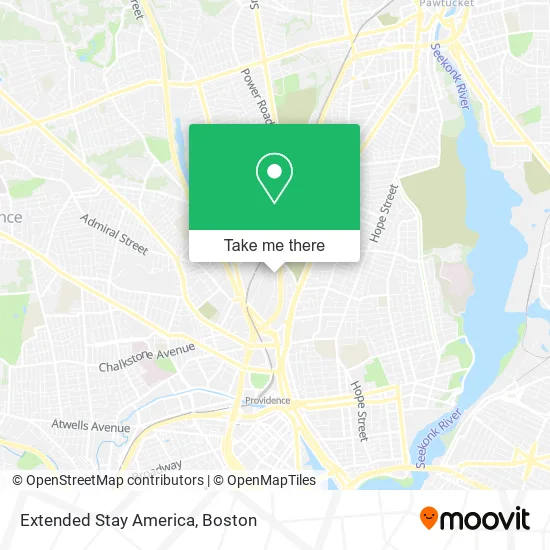 Extended Stay America map