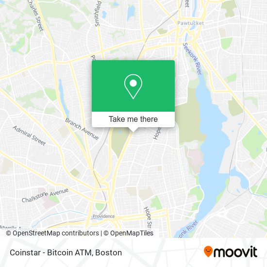 Mapa de Coinstar - Bitcoin ATM