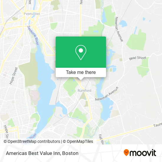 Americas Best Value Inn map