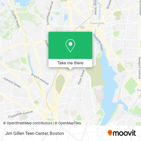 Mapa de Jim Gillen Teen Center