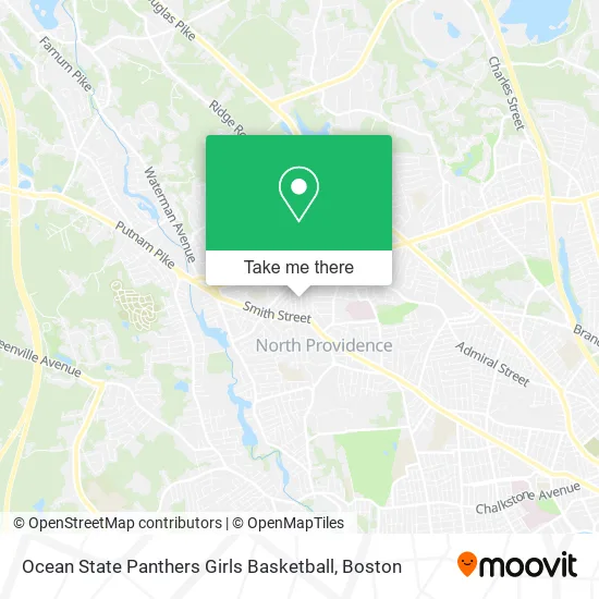 Ocean State Panthers Girls Basketball map