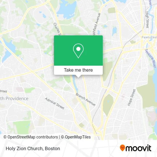 Holy Zion Church map