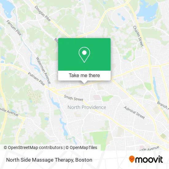 North Side Massage Therapy map