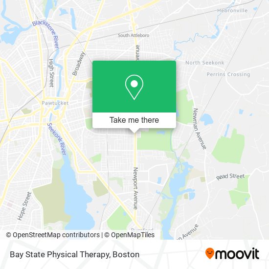 Mapa de Bay State Physical Therapy