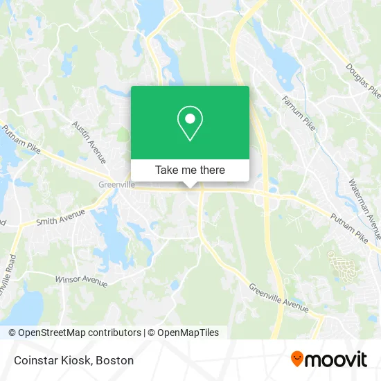 Coinstar Kiosk map