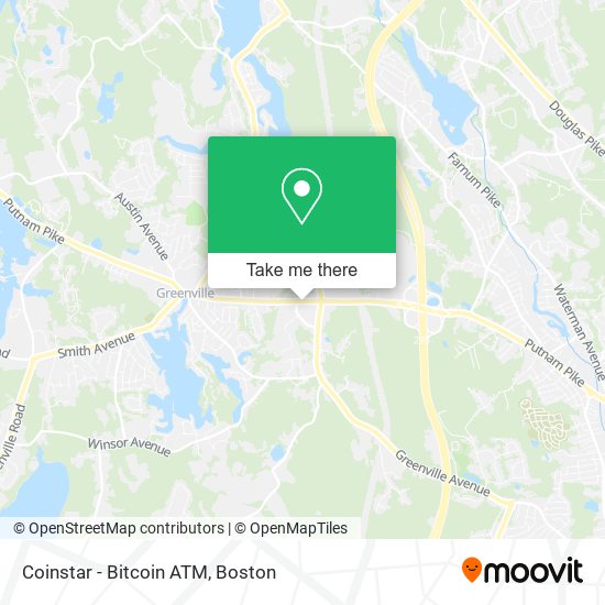 Mapa de Coinstar - Bitcoin ATM