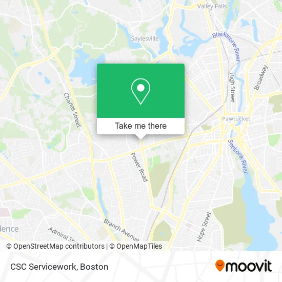 CSC Servicework map
