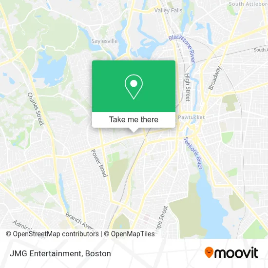 JMG Entertainment map