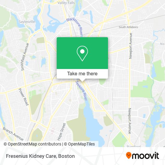 Fresenius Kidney Care map