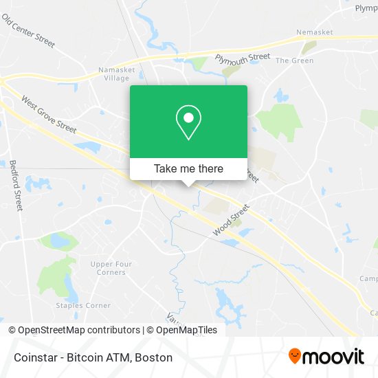 Coinstar - Bitcoin ATM map