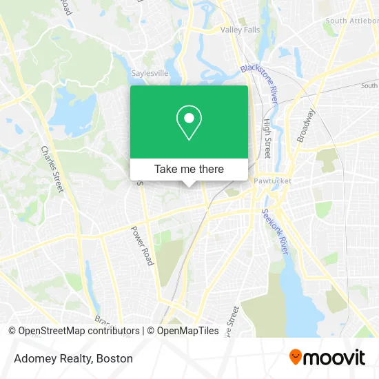 Adomey Realty map