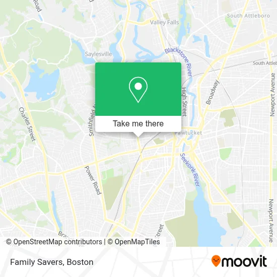 Family Savers map