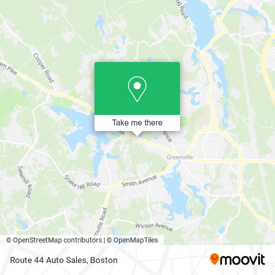 Route 44 Auto Sales map