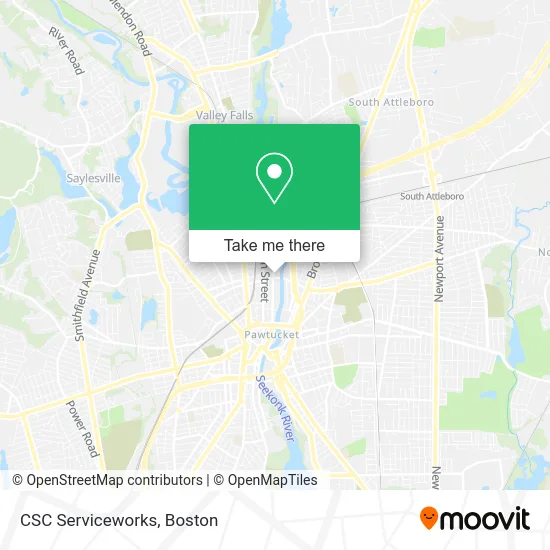 CSC Serviceworks map