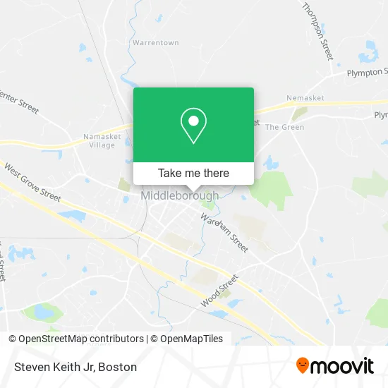 Steven Keith Jr map