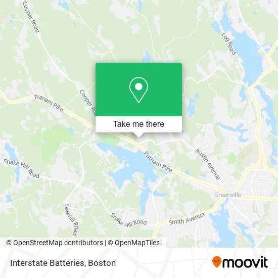 Interstate Batteries map