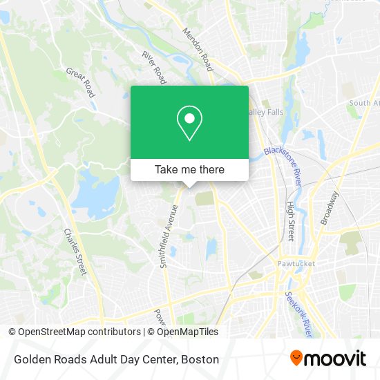 Golden Roads Adult Day Center map