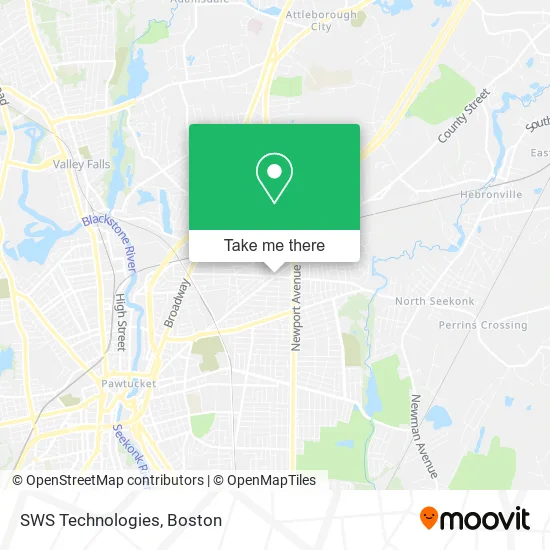 Mapa de SWS Technologies