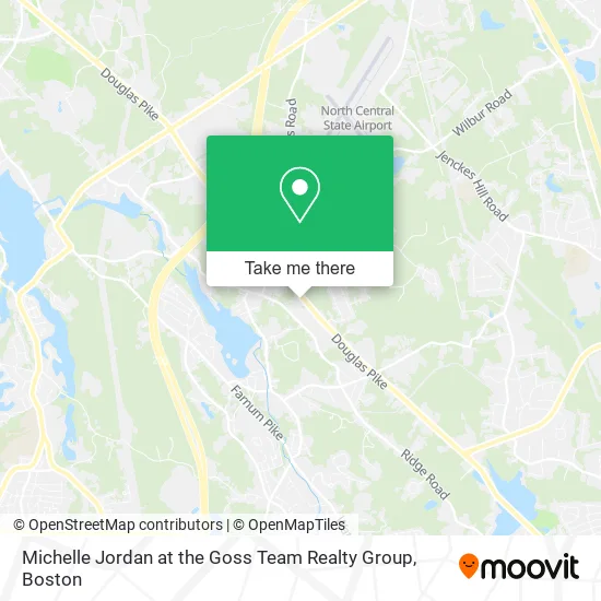 Michelle Jordan at the Goss Team Realty Group map