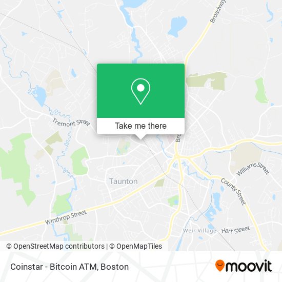 Mapa de Coinstar - Bitcoin ATM