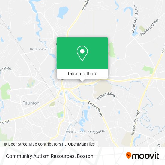 Community Autism Resources map