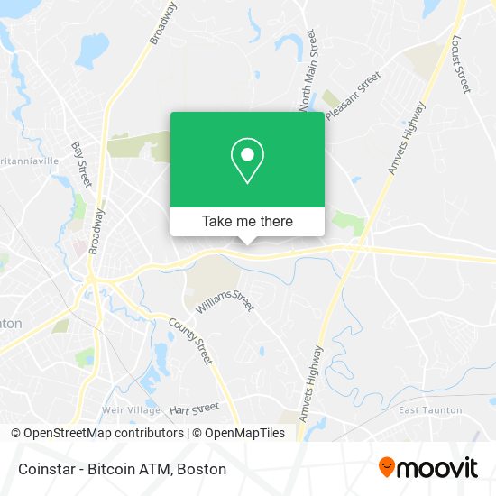 Coinstar - Bitcoin ATM map